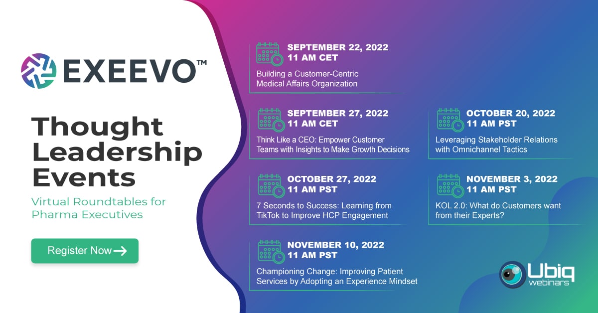 Exeevo Thought Leadership Events Autumn 2022